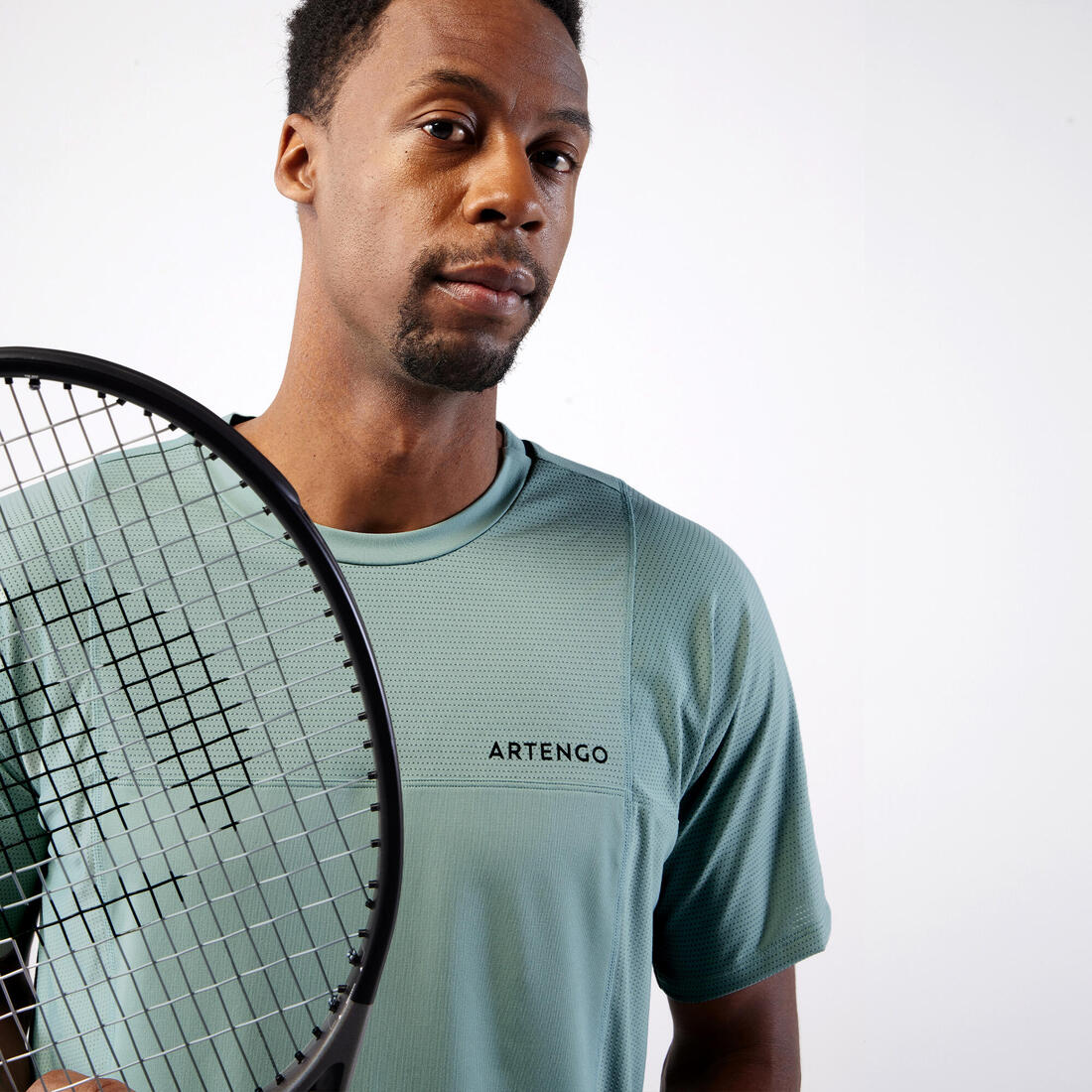 T-shirt tennis manches courtes homme - Artengo DRY Gaël Monfils