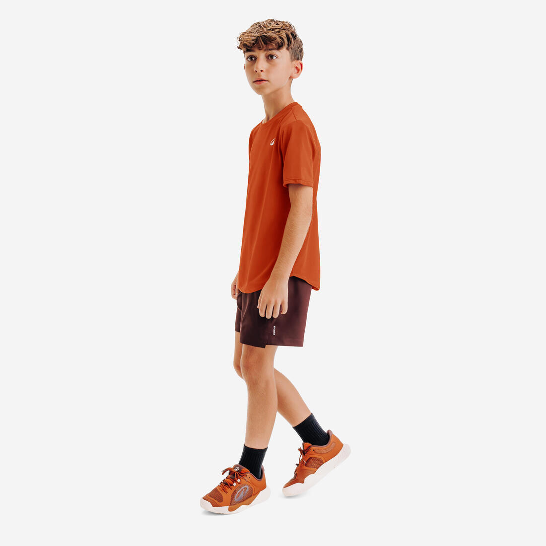 T-shirt de tennis Junior - T-shirt Light bleu foncé