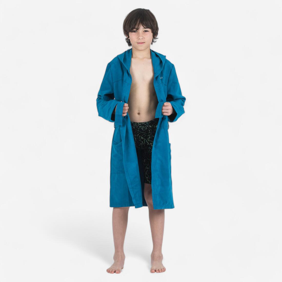 Peignoir de bain enfant microfibre compact