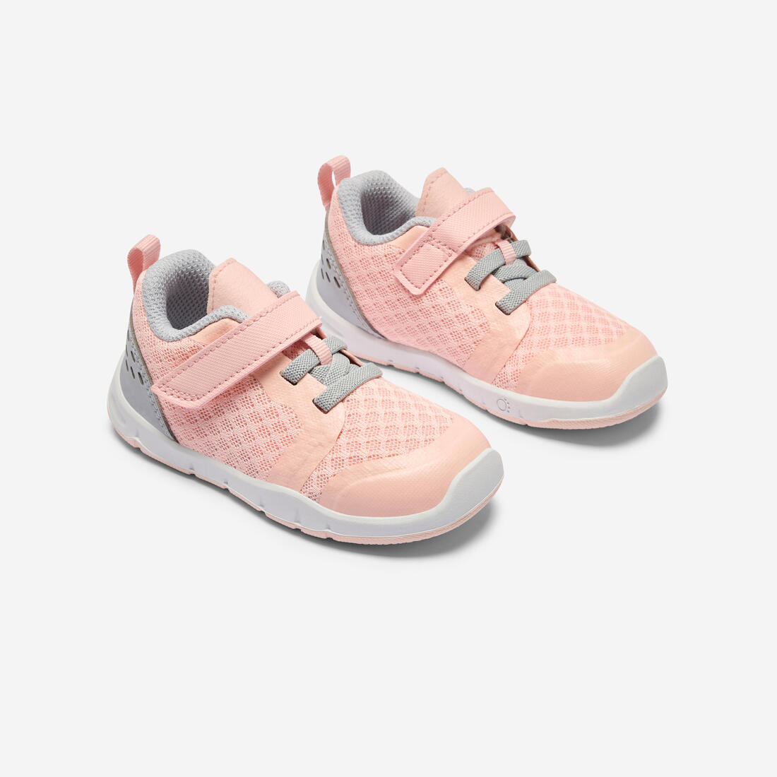 Chaussures de sport à scratch respirantes et confortables bébé, noir et