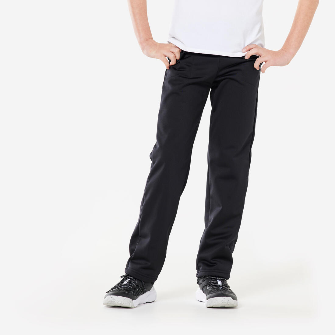 Pantalon enfant chaud synthétique respirant - noir