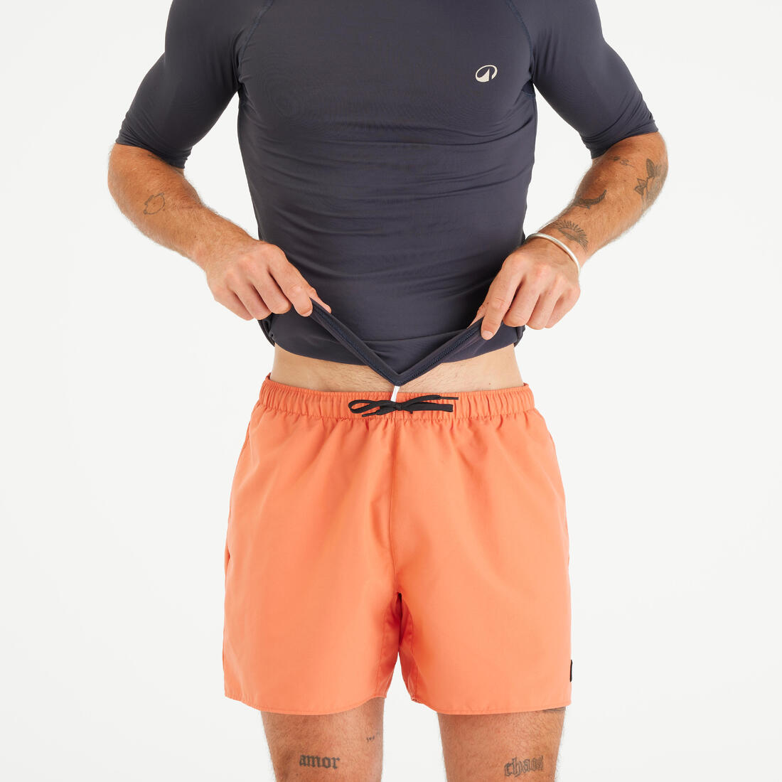 Tee shirt anti uv surf top 100 manches courtes homme