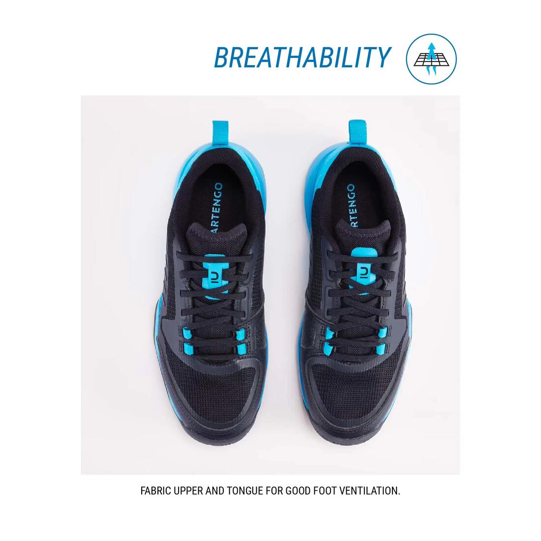CHAUSSURES TENNIS ENFANT - TS500 FAST JR LACE SHINE