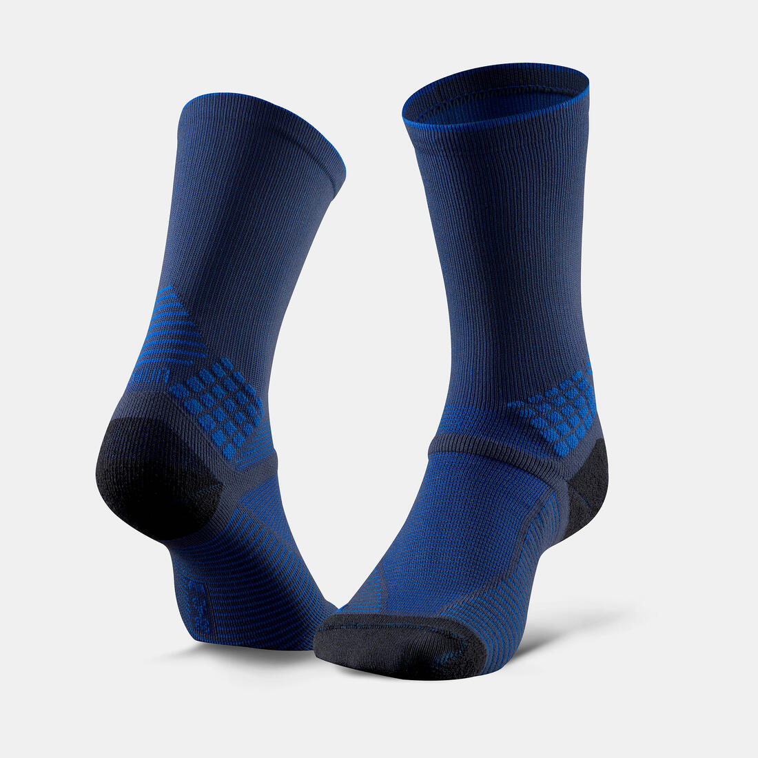 Chaussettes de randonnée hautes (2 paires) adulte, Hike 500