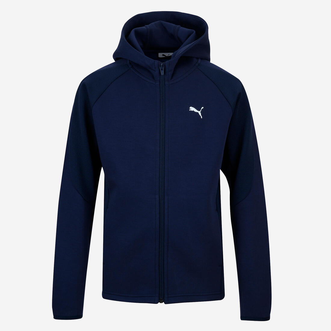 Veste zippée à capuche enfant Active, bleu marine