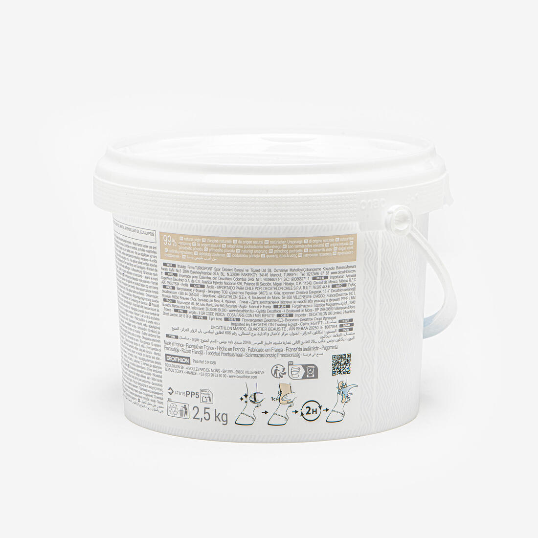 Argile rafraîchissante équitation Cheval et Poney 2,5 kg