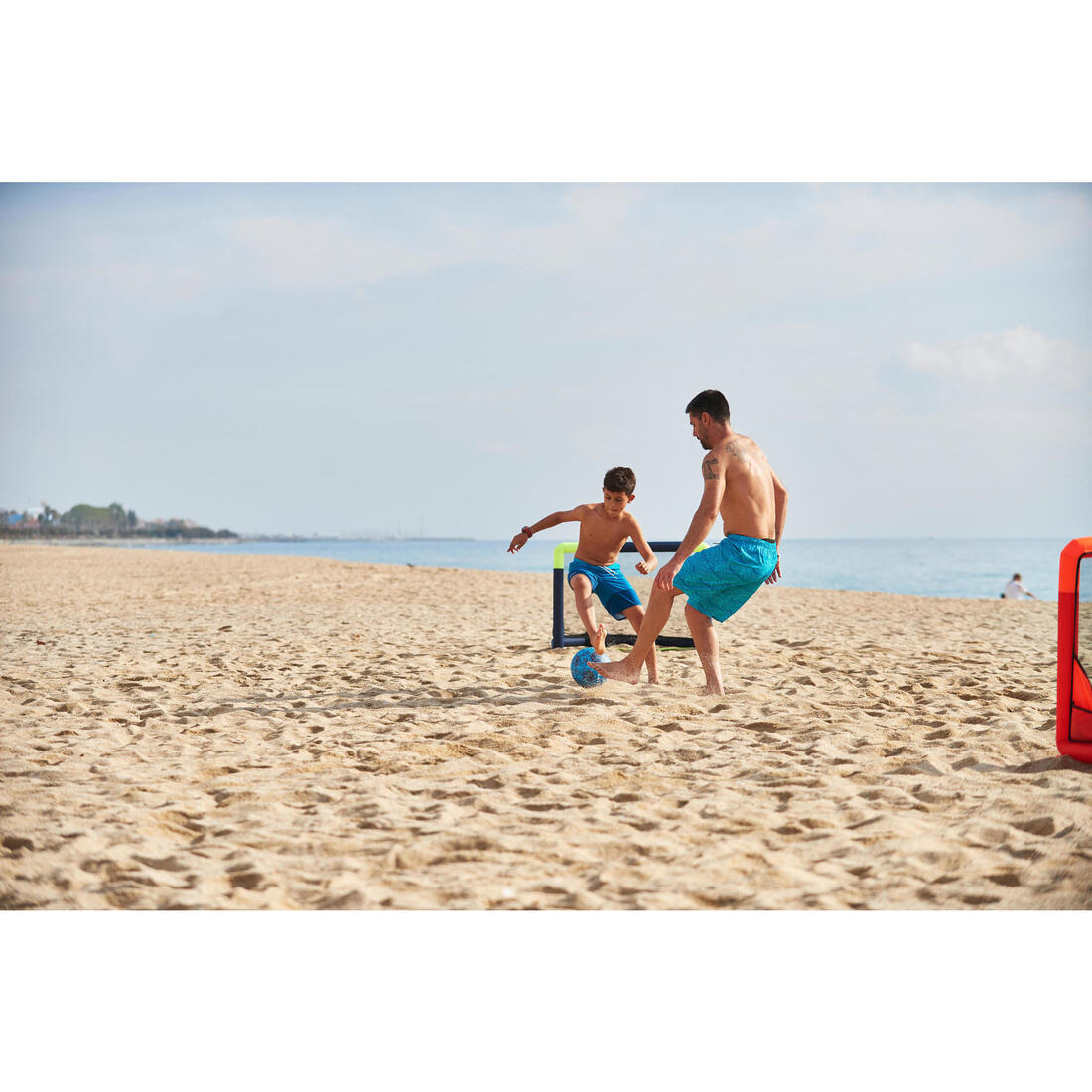 Ballon de football Softball XLight taille 5 290 grammes bleu