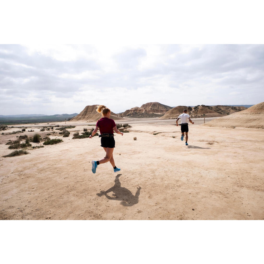 Ceinture hydratation trail running - porte bâtons