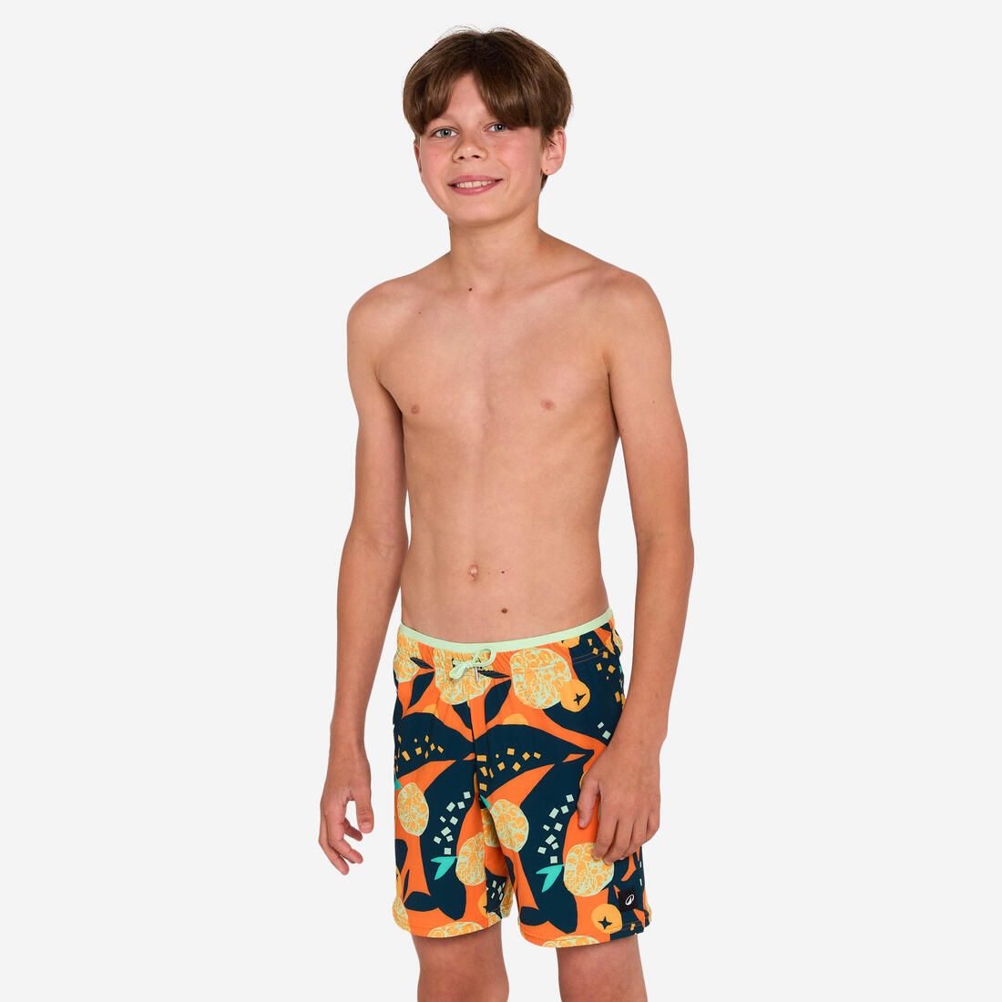 Short de bain long natation Garçon - 100 Hotu