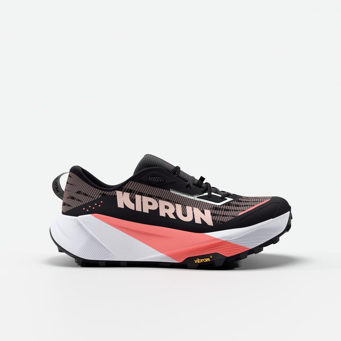 Chaussures de running trail femme, Kiprun kipsummit max gris et