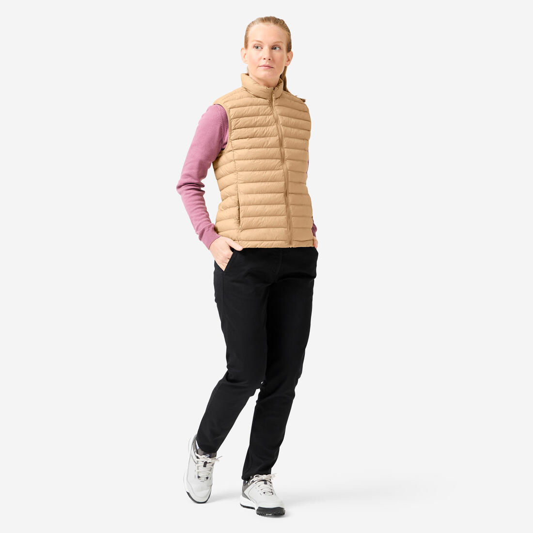 Doudoune golf sans manches Femme - MW500 navy