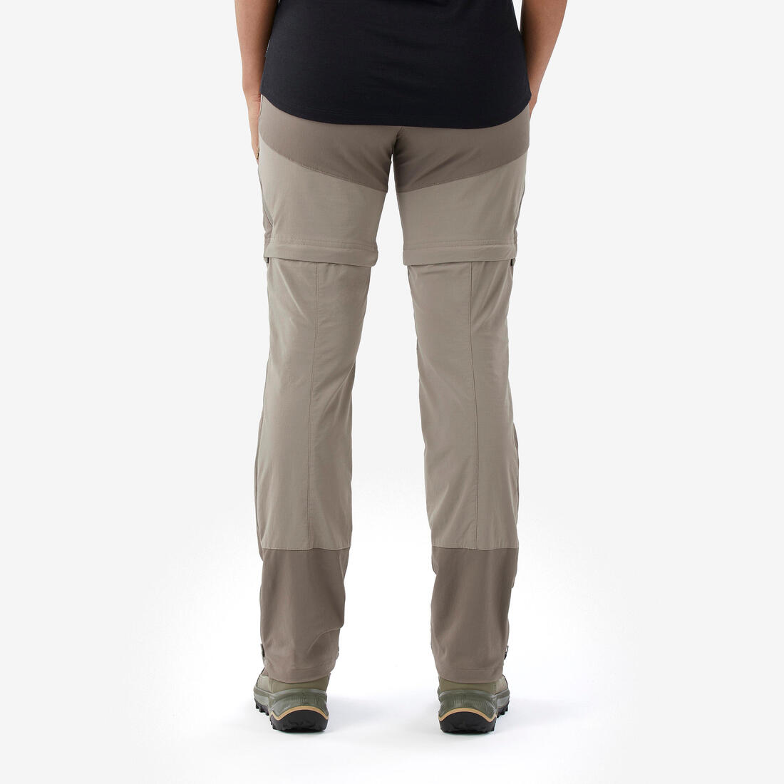 Pantalon modulable 2 en 1 de trek montagne - mt500 - femme