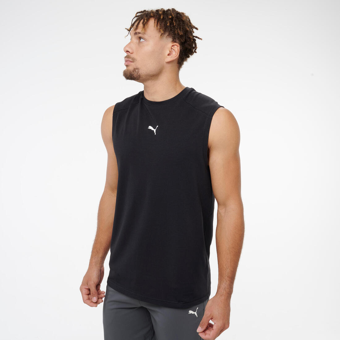Débardeur de fitness Active homme, noir