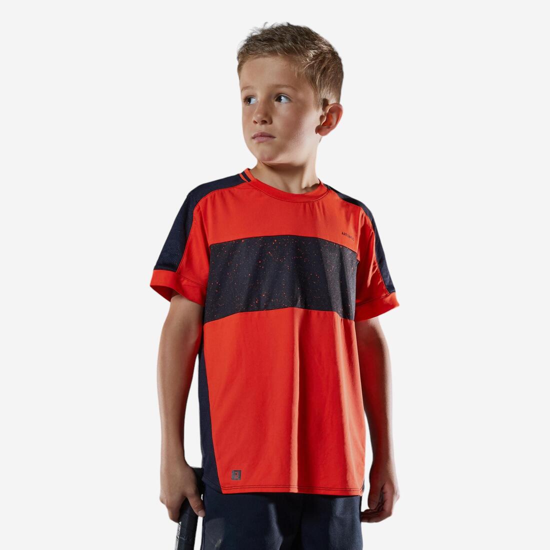 T-shirt de tennis garcon - TTS dry