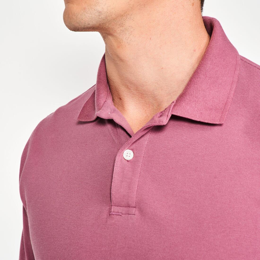 Polo de golf en coton polyester manches courtes homme, MW500