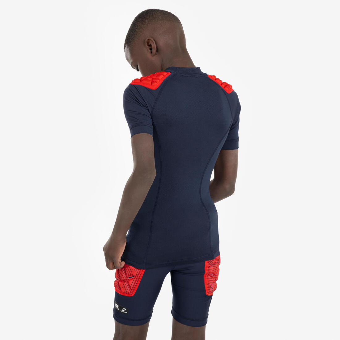 Epaulière de rugby Enfant - R500 Decathlon | Canterbury bleu