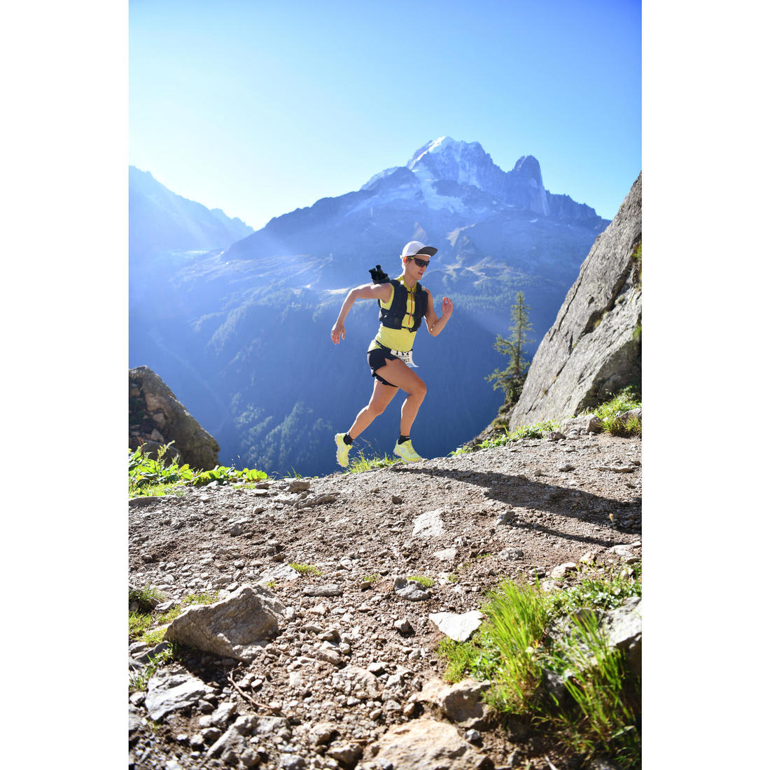 Casquette running trail Homme Femme - KIPRUN Modulable Saharienne noir
