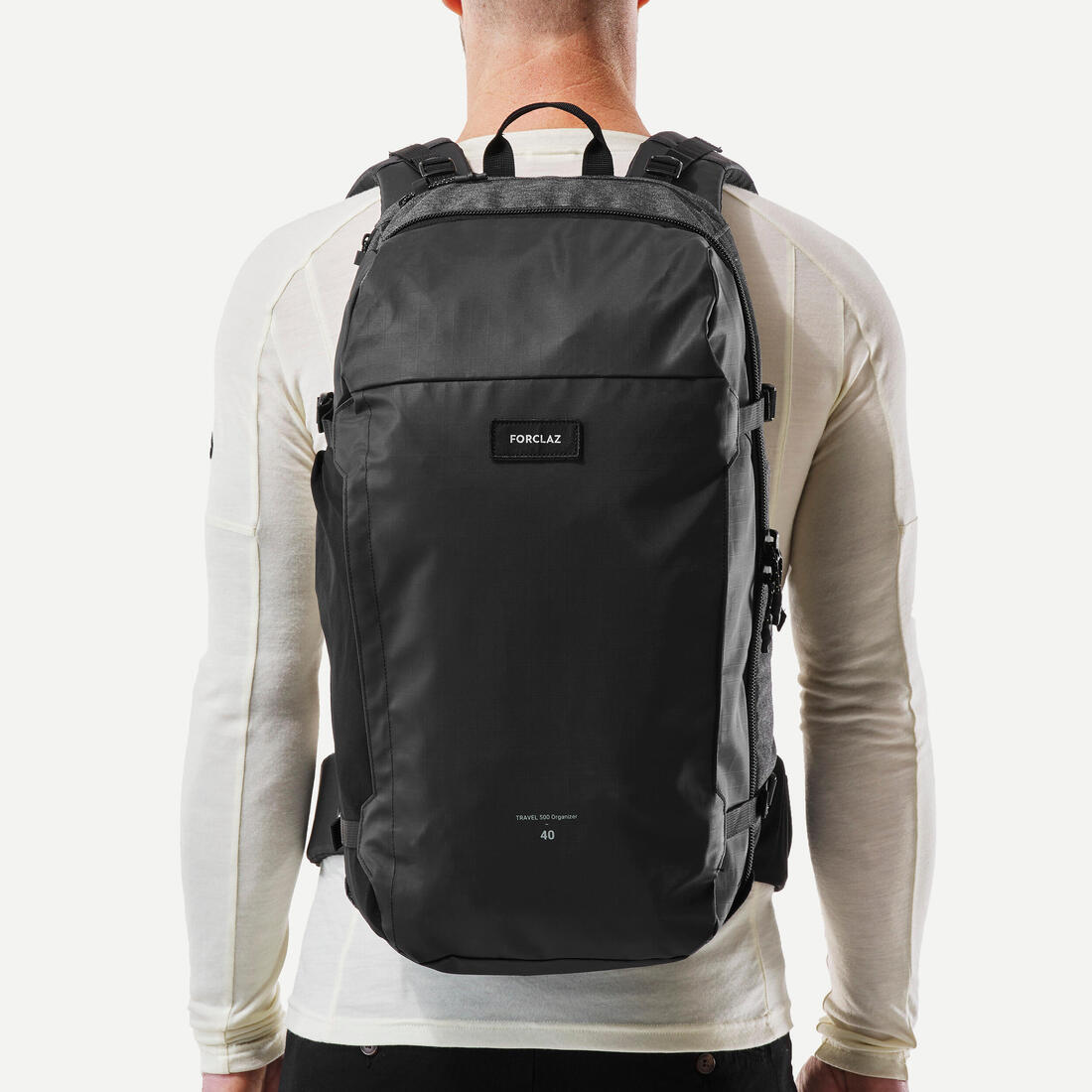 Sac à dos de voyage 40L, Travel 500 Organizer