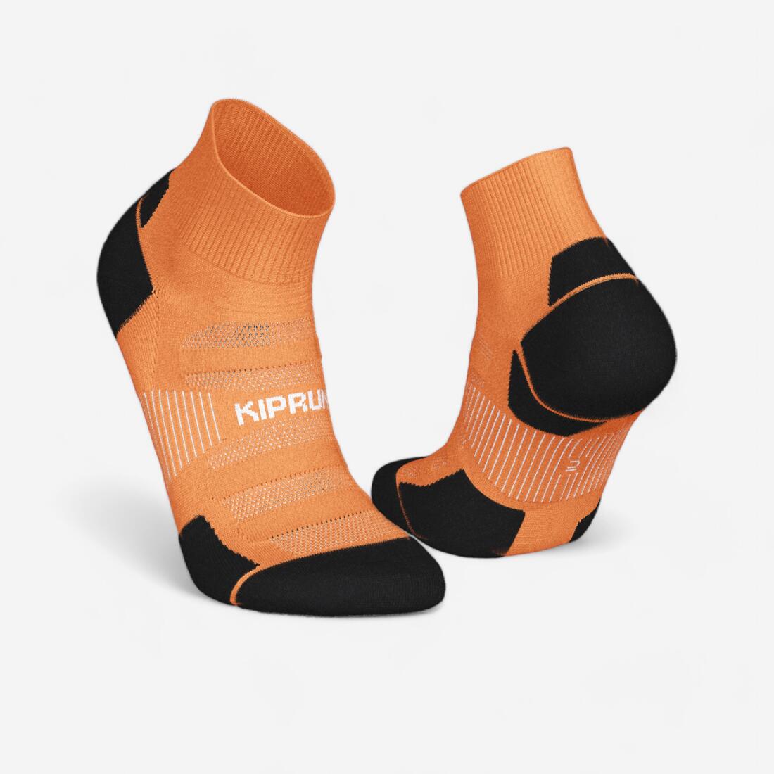 CHAUSSETTE DE RUNNING RUN900 EPAISSE MID NOIRES