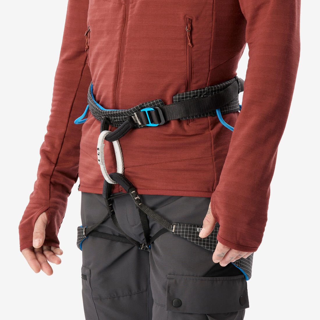Pull technique à capuche en laine mérinos homme, Resist