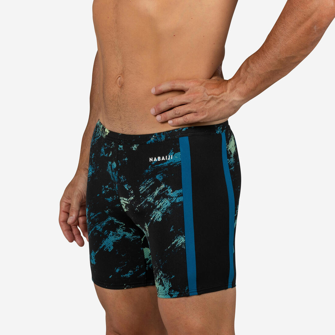 Boxer de Bain Natation Long - Yoko – noir