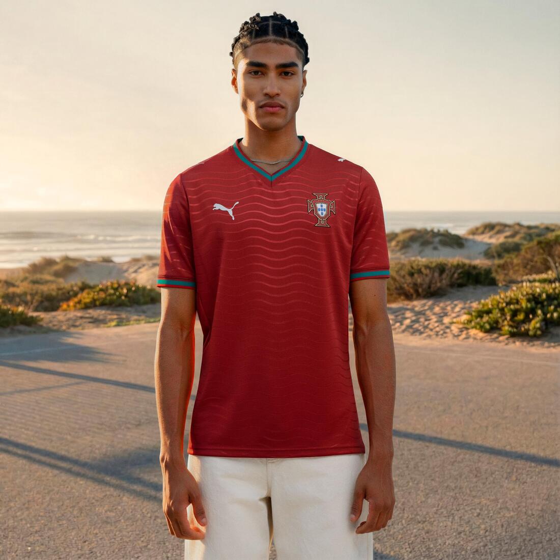 Réplique Maillot Portugal Coupe du Monde 2026 pour Adulte