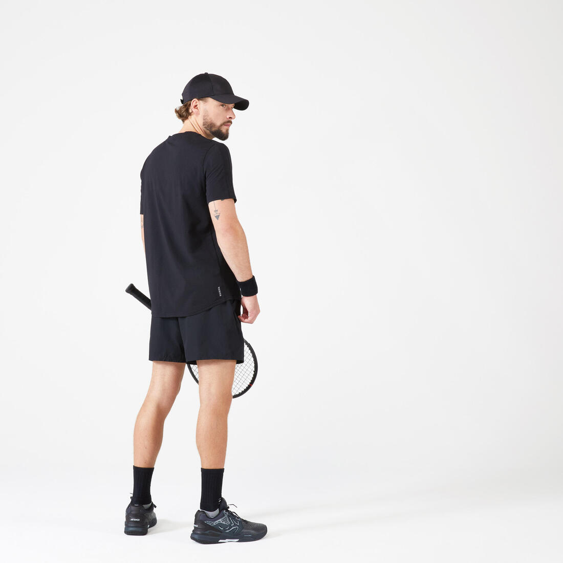T-shirt de tennis homme - tts soft blanc cassé