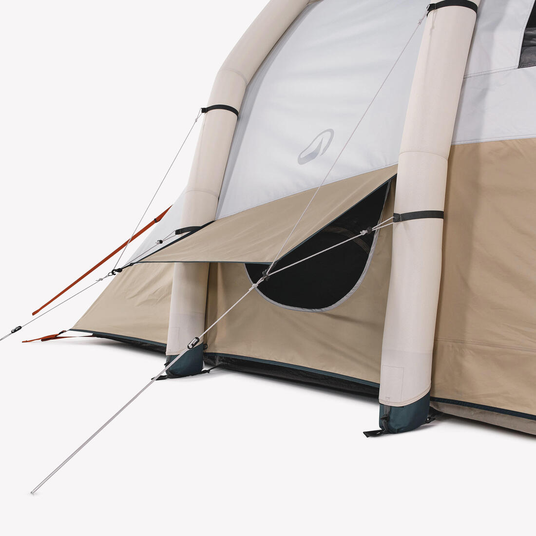 Tente de camping gonflable 6 places 3 chambres,  Fresh & Black, Air Seconds 6.3