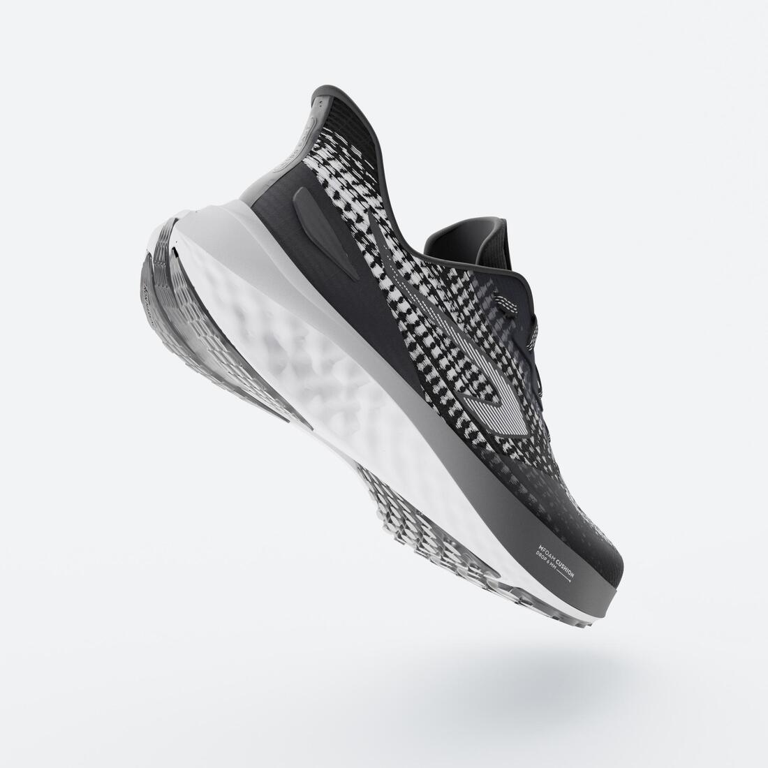 Chaussures de running Enfant - KIPRUN K500 FAST noires et jaunes