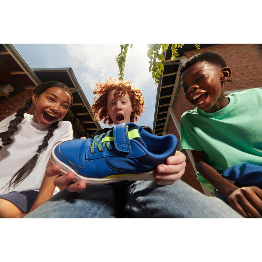 Chaussures de sport à scratch résistantes enfant, Playventure Yard