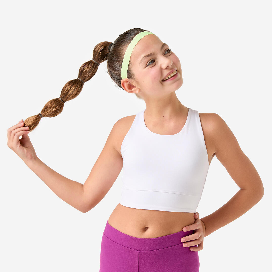 Brassière opaque ouverte dans le dos fille