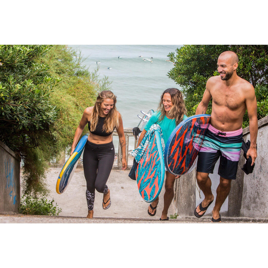 Surf boardshort standard 500 Risca Black