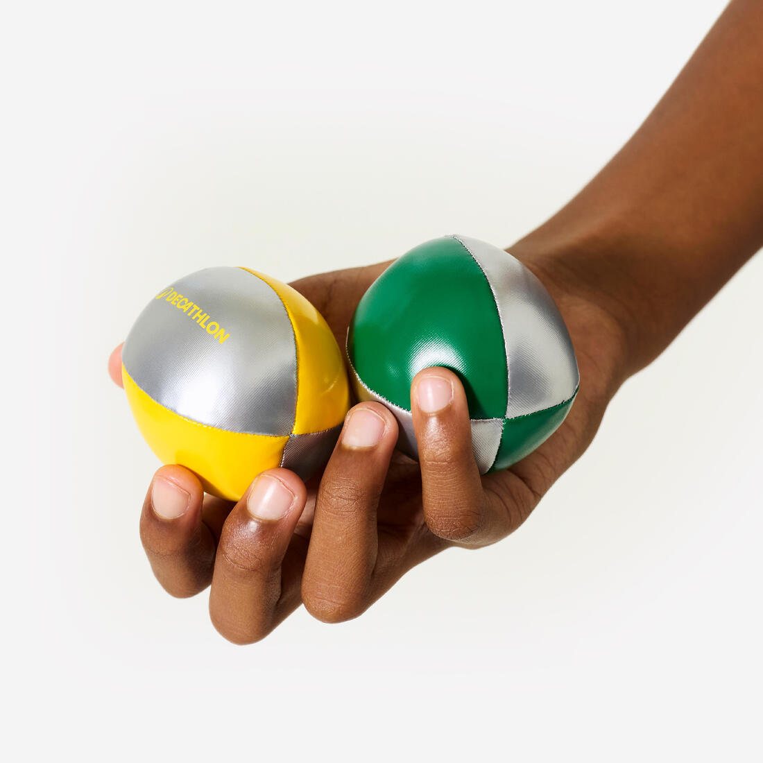 Lot de 3 balles de jonglage pour petites mains 55mm 60g + sac de transport