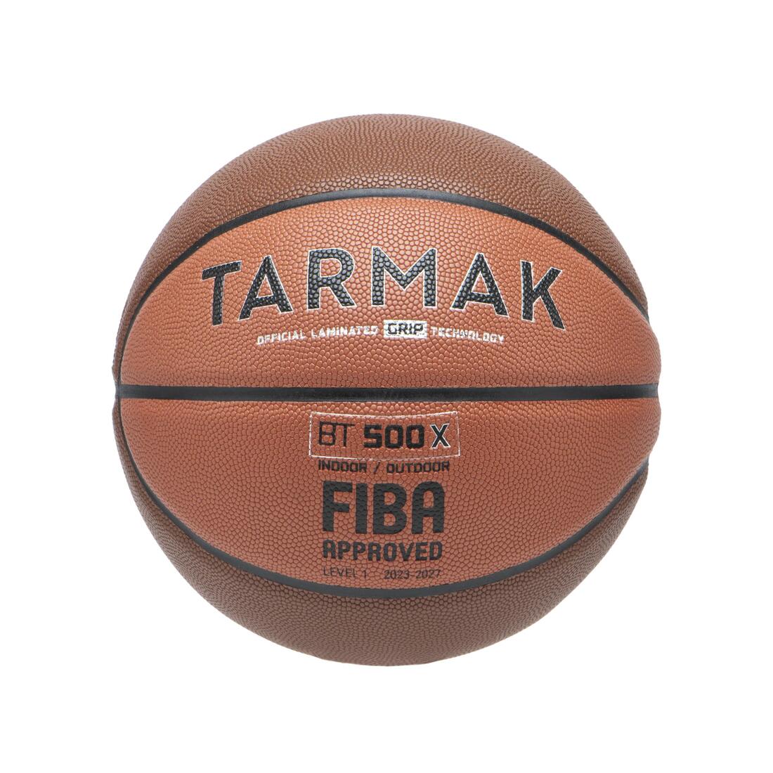 Ballon de basket adulte bt500 grip taille 7