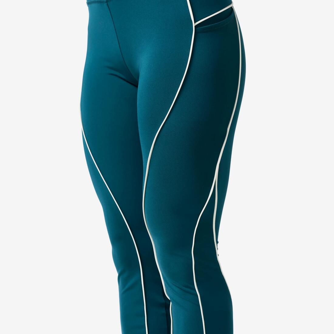 Legging taille haute femme, noir et