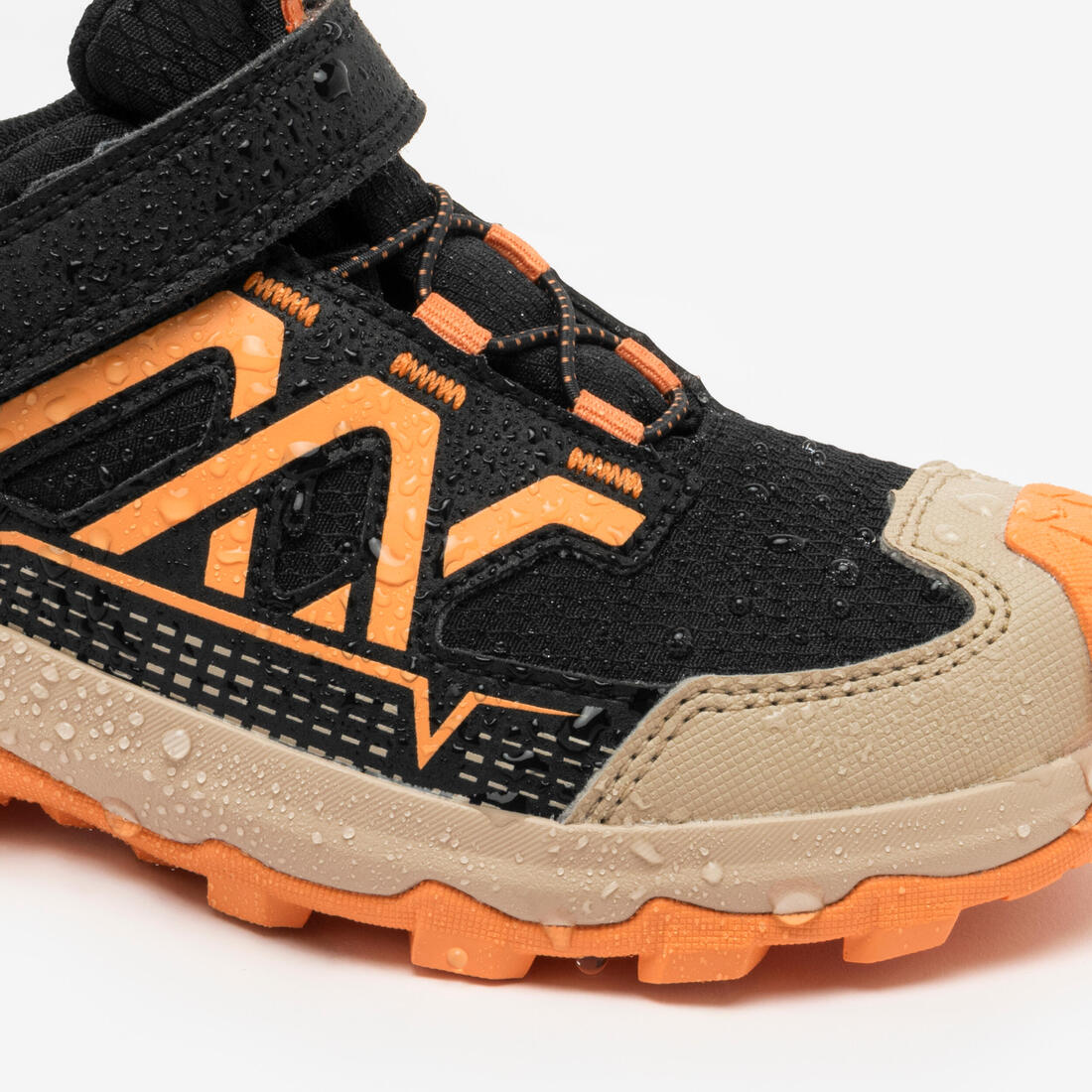 Chaussures de randonnée imperméables enfant du 24 au 34, Crossrock scratch