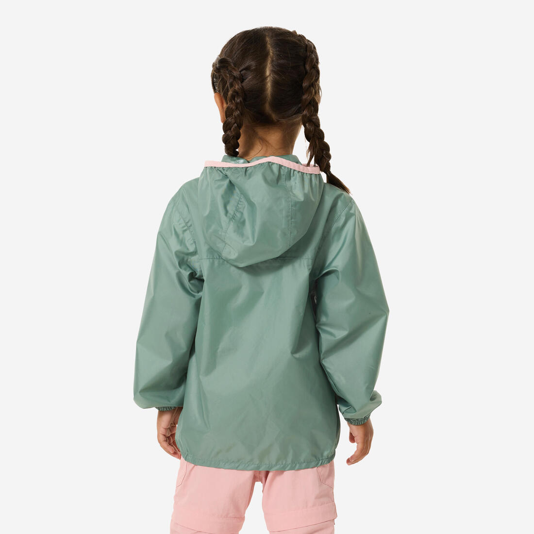 Veste imperméable de randonnée enfant 2-6 ans, MH100 zip kid