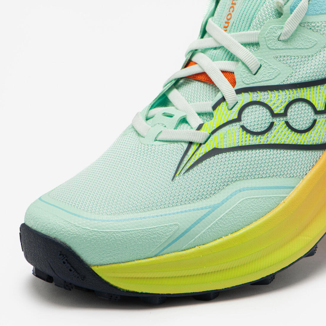 Chaussures de running trail femme, Saucony peregrine 16, bleu et
