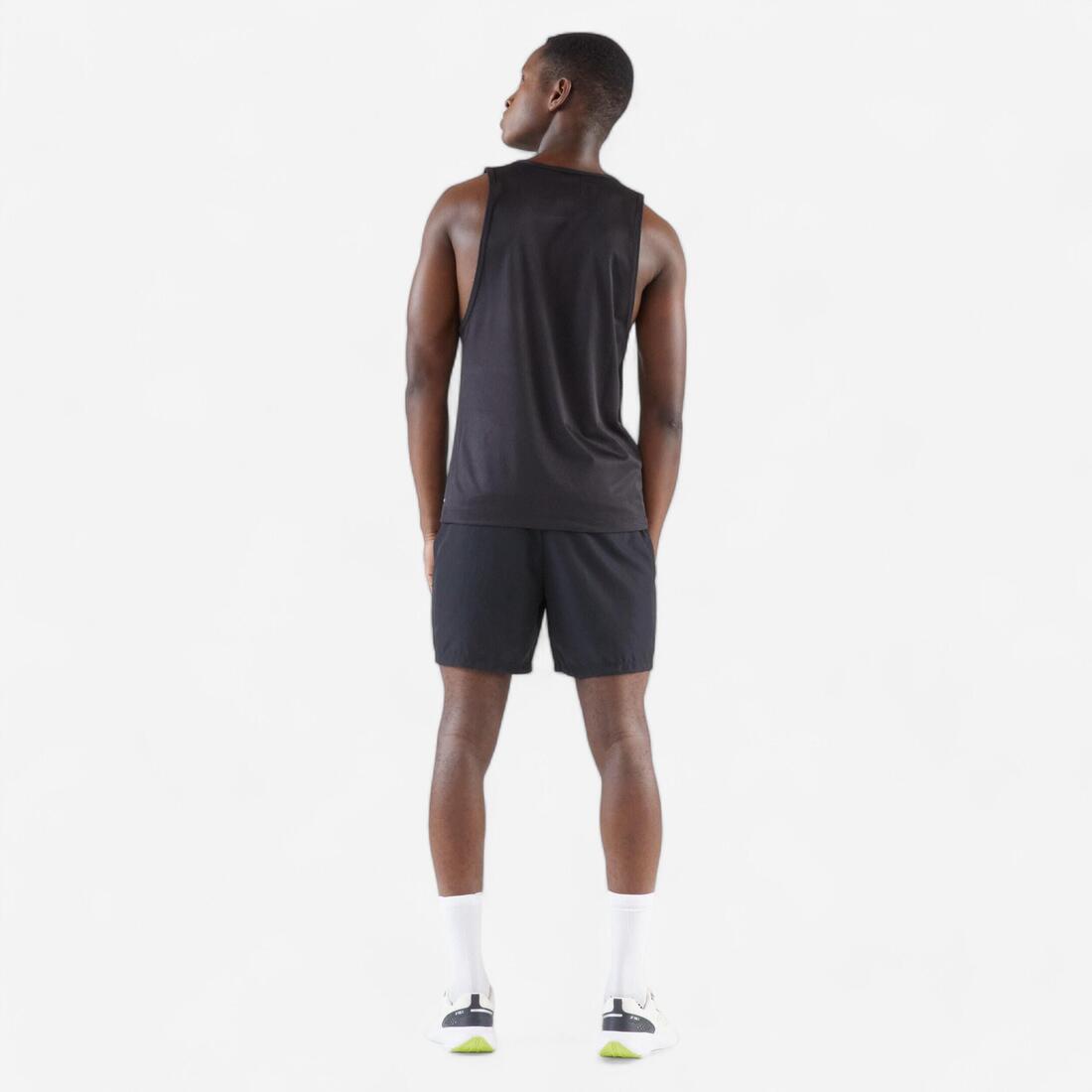Débardeur running respirant homme - Dry noir