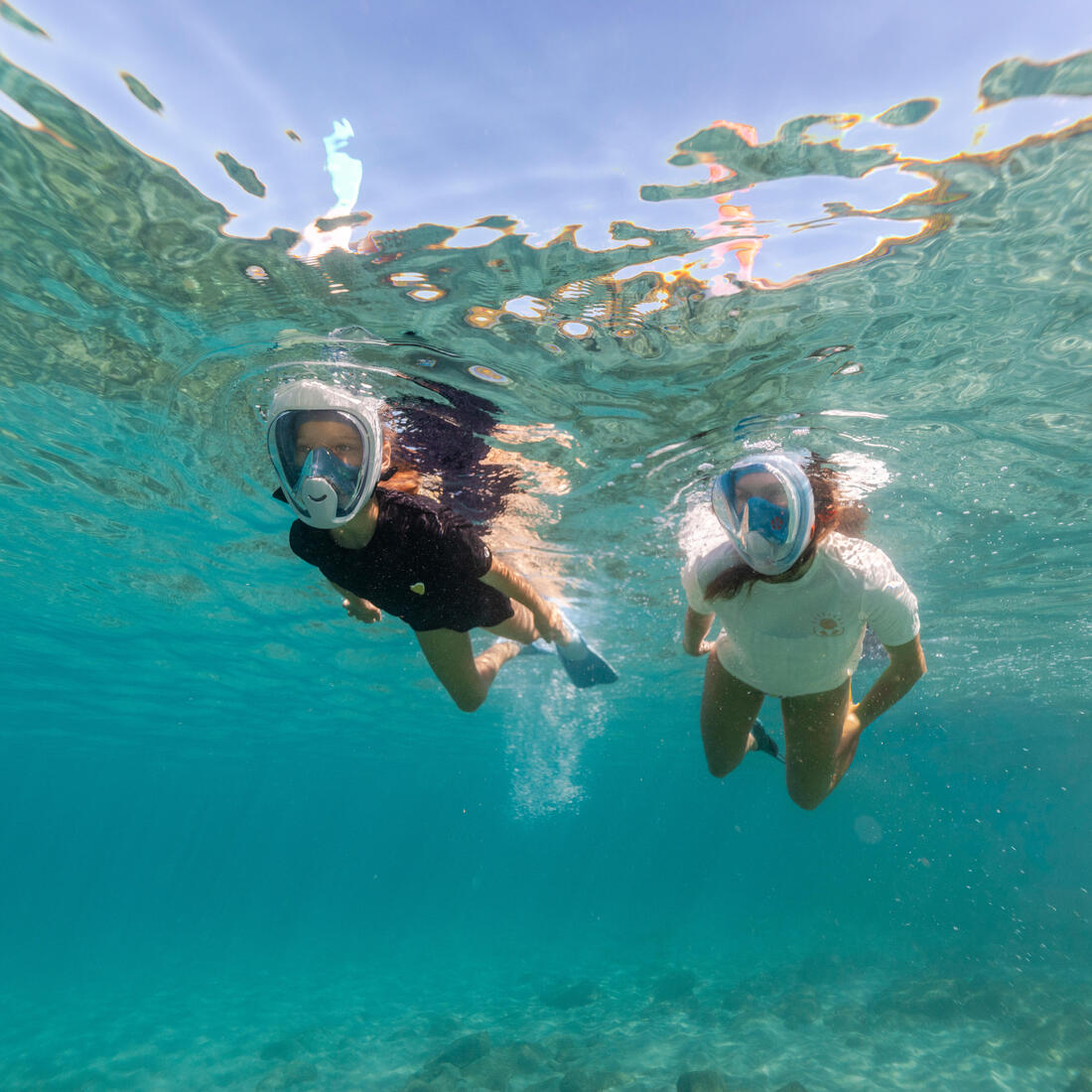 Masque easybreath snorkeling enfant XS (6-10 ans)  - SANS SAC