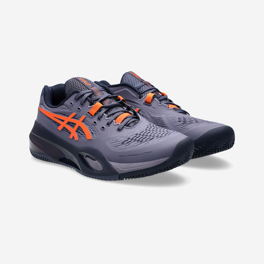 Chaussures de tennis homme Terre Battue - Asics Gel Resolution X violet orange