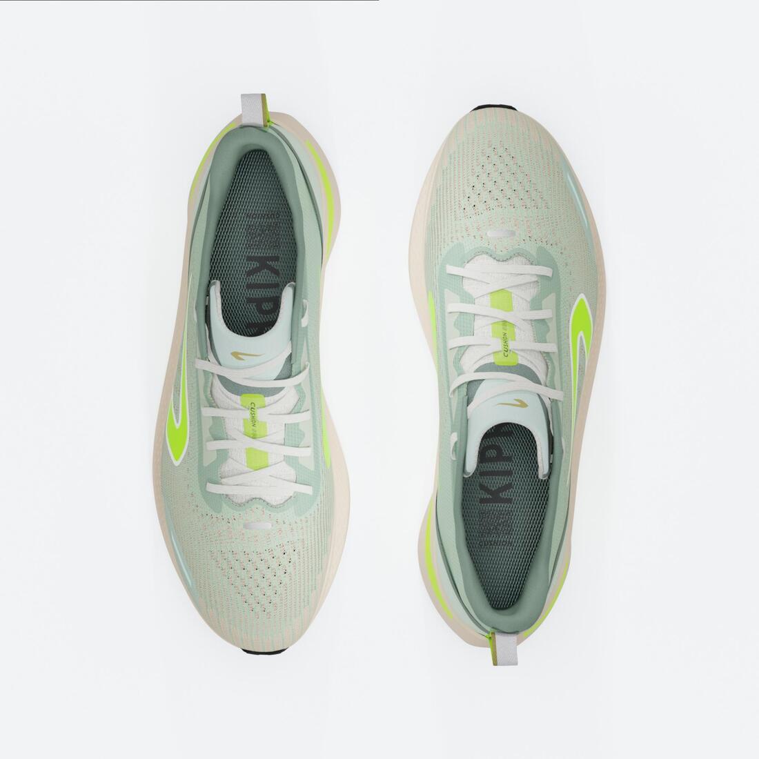 Chaussures de Running Femme, Kiprun Cushion 500 Blanche