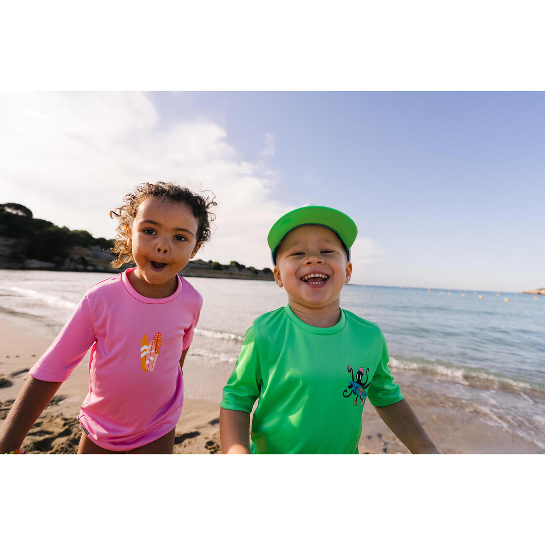 Water tee shirt anti uv surf enfant imprimé