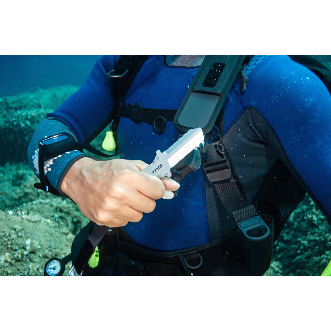 Couteau de plongée sous marine en acier inoxydable
