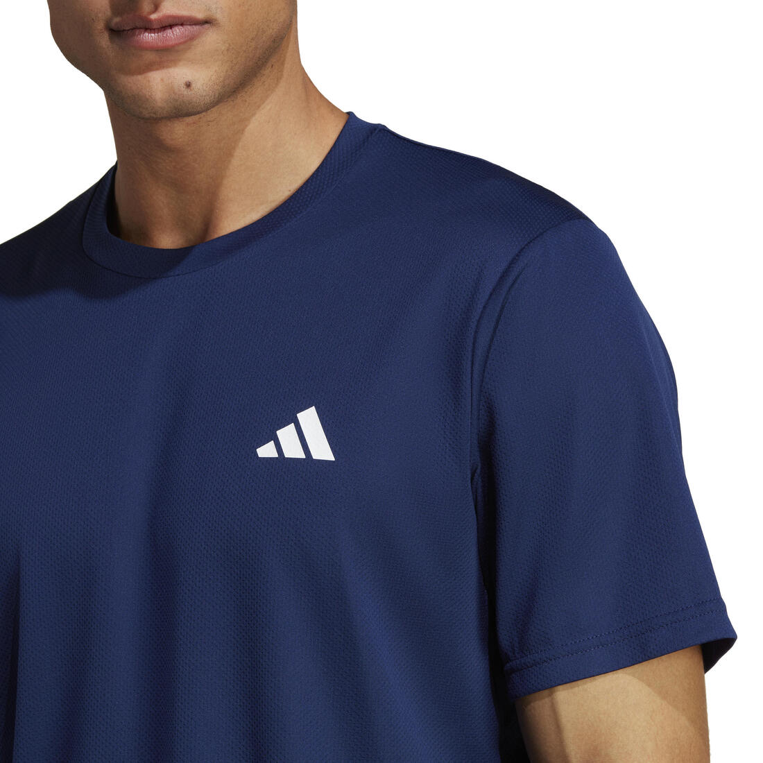 T-SHIRT DE FITNESS CARDIO ADIDAS HOMME BLEU