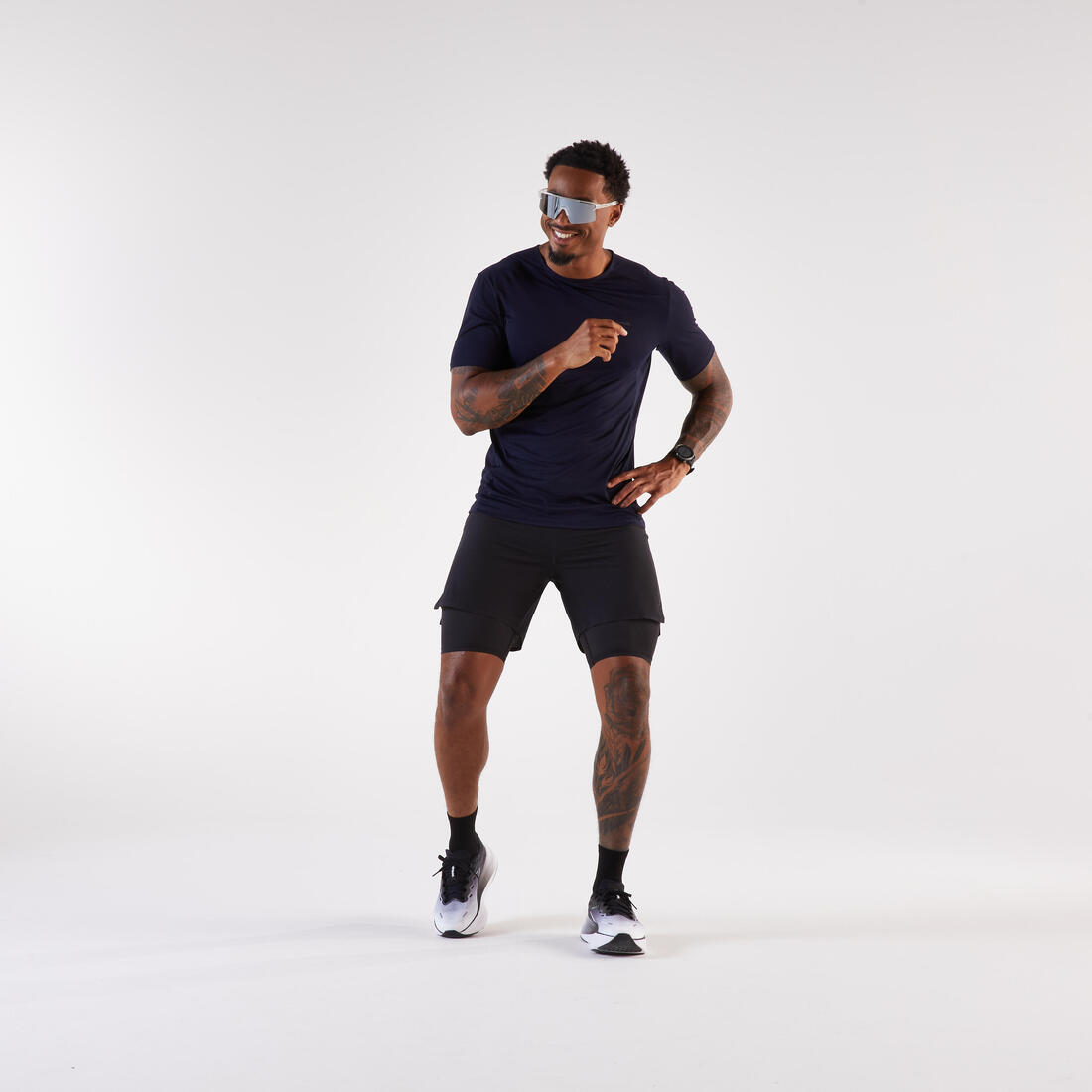 T-shirt de trail Homme, Kiprun Run 500