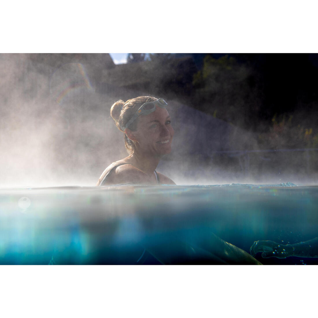 Lunettes de natation soft - verres clairs - petite taille
