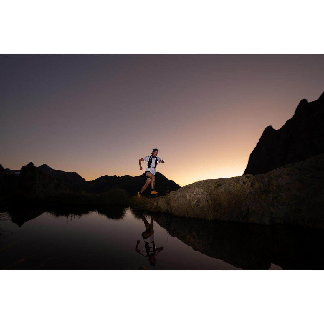 Short de running homme - Kiprun run 500 confort split