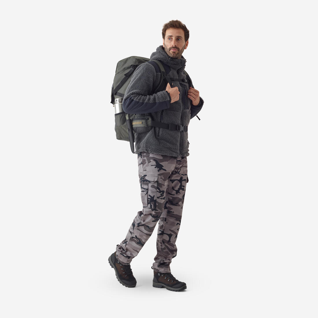 Sac à dos de bushcraft 50L kaki
