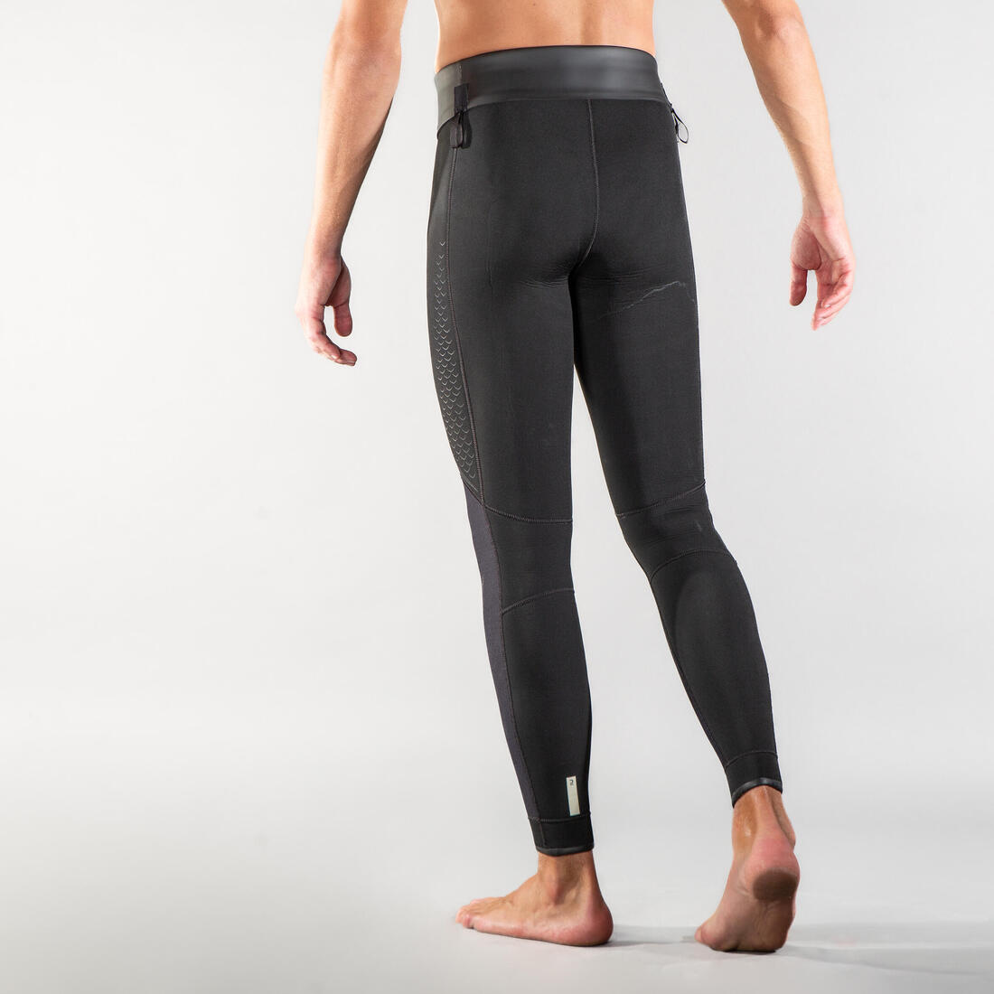 Pantalon chasse sous-marine homme néoprène 5mm refendu SPF 900 Noir